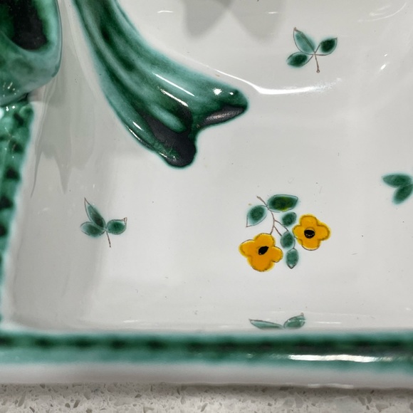 VINTAGE RARE GMUNDNER Keramik Serving Dish Made In Austria - Picture 6 of 8